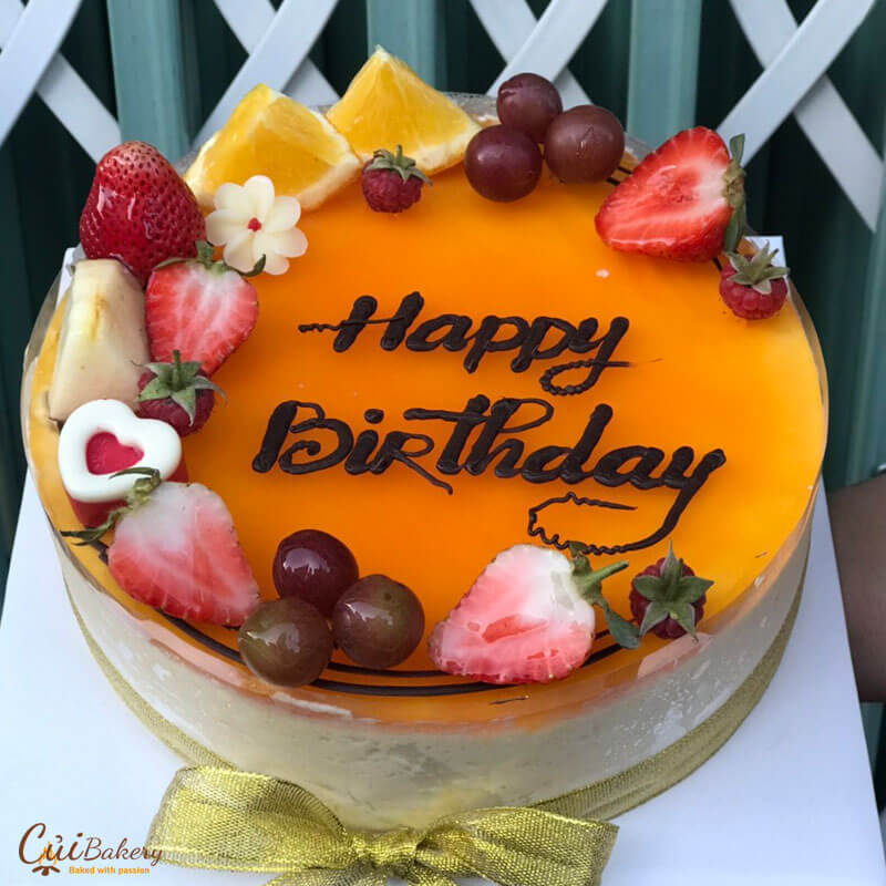 Mẫu Bánh Mousse Chanh Dây - MCD004
