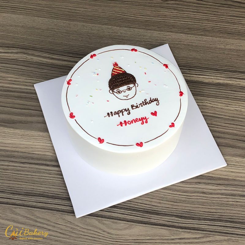 Mẫu Bánh Vẽ Hình - MVH002