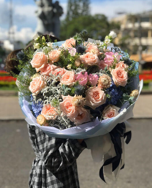 Mẫu hoa tươi bó - HTB011