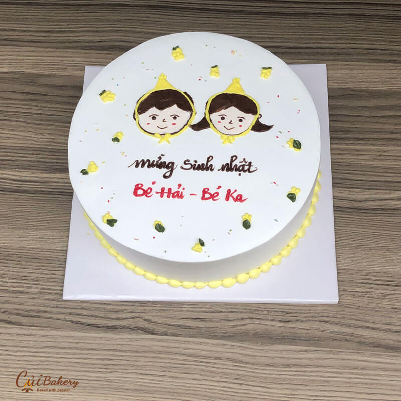 Mẫu Bánh Vẽ Hình - MVH007