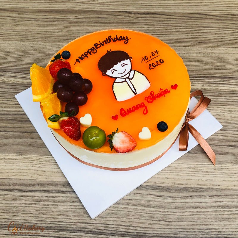 Mẫu Bánh Mousse Chanh Dây - MCD009