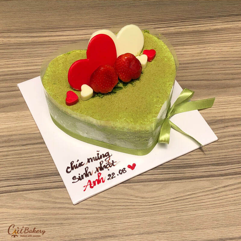 Mẫu Bánh Mousse Matcha Yogurt- MMY009