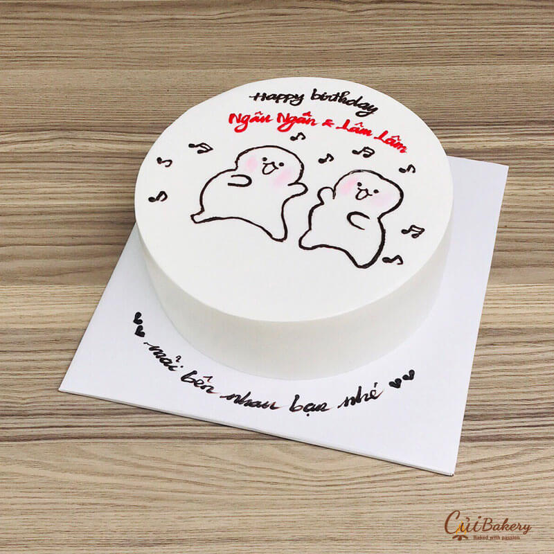 Mẫu Bánh Vẽ Hình - MVH0018