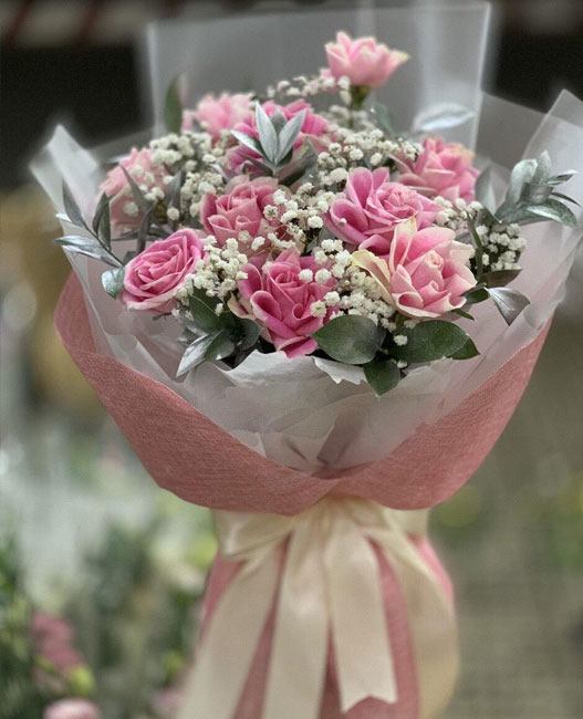 Mẫu hoa tươi bó - HTB030