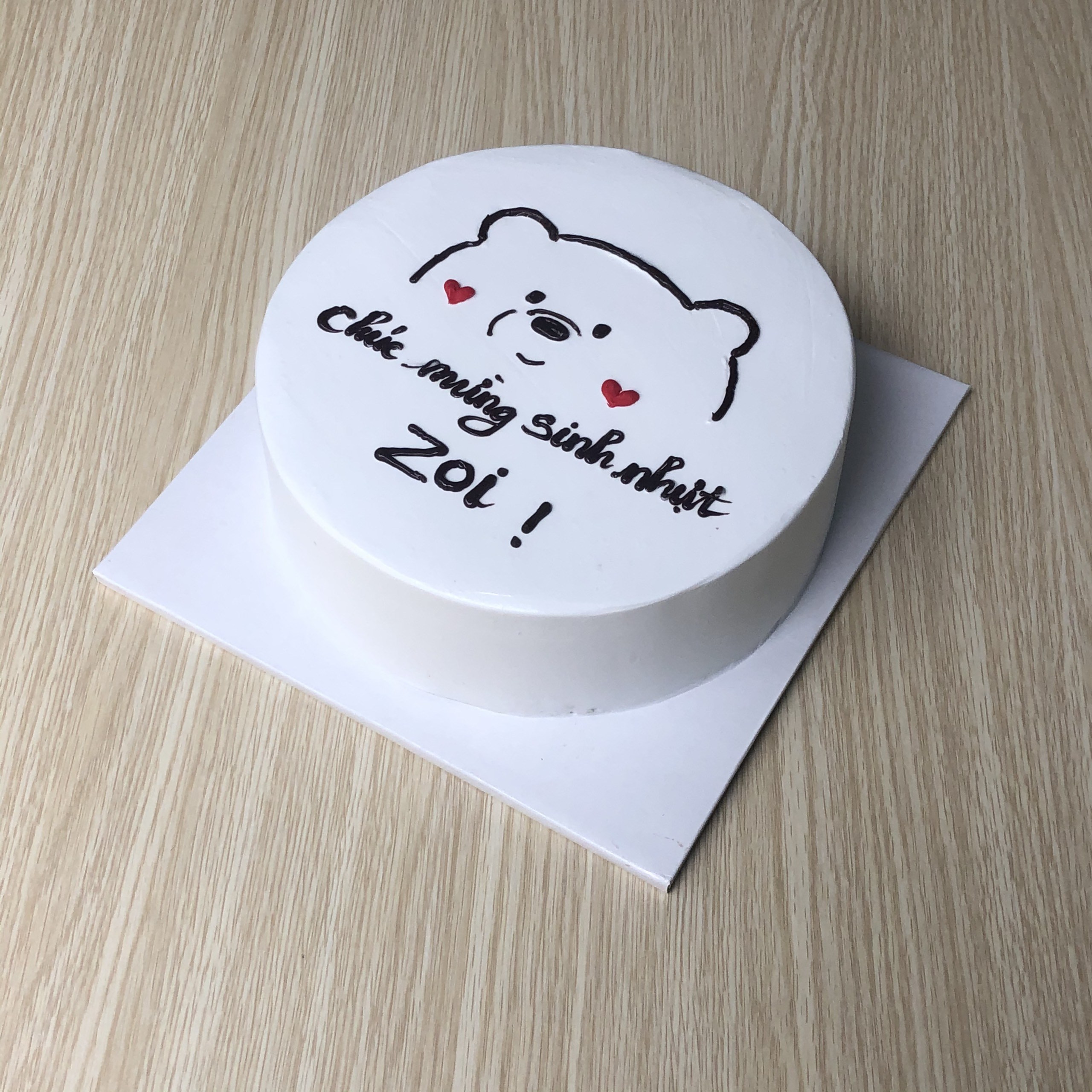 Mẫu Bánh Vẽ Hình - MVH0020