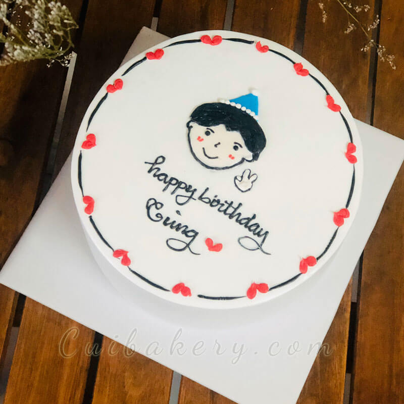 Mẫu Bánh Vẽ Hình - MVH031