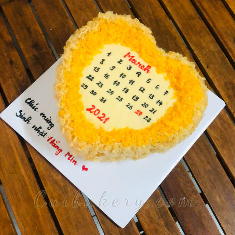 Mẫu bánh bông lan trứng muối - MTM012