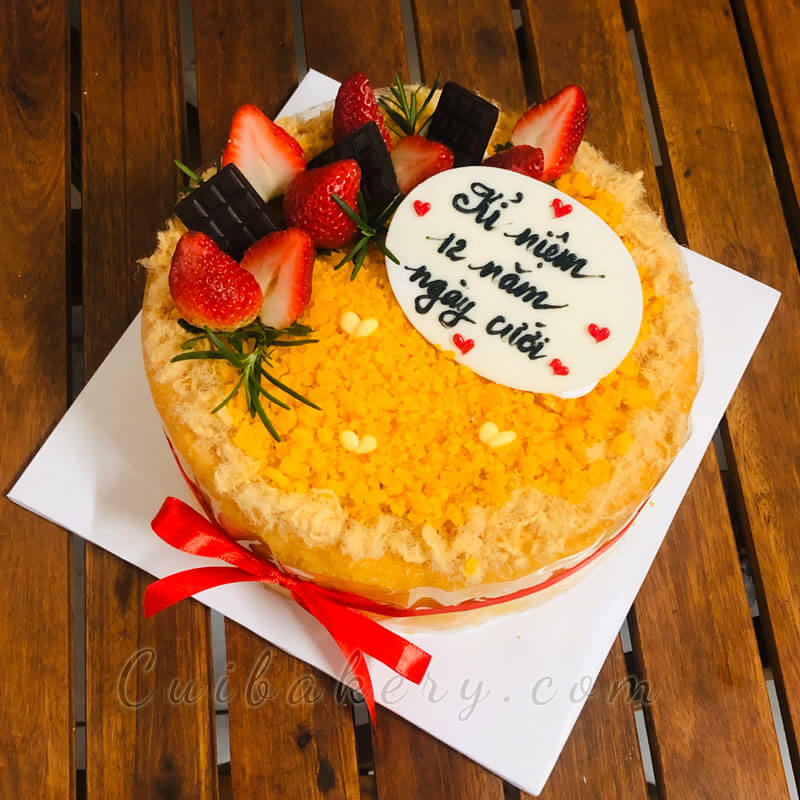 Mẫu bánh bông lan trứng muối - MTM013