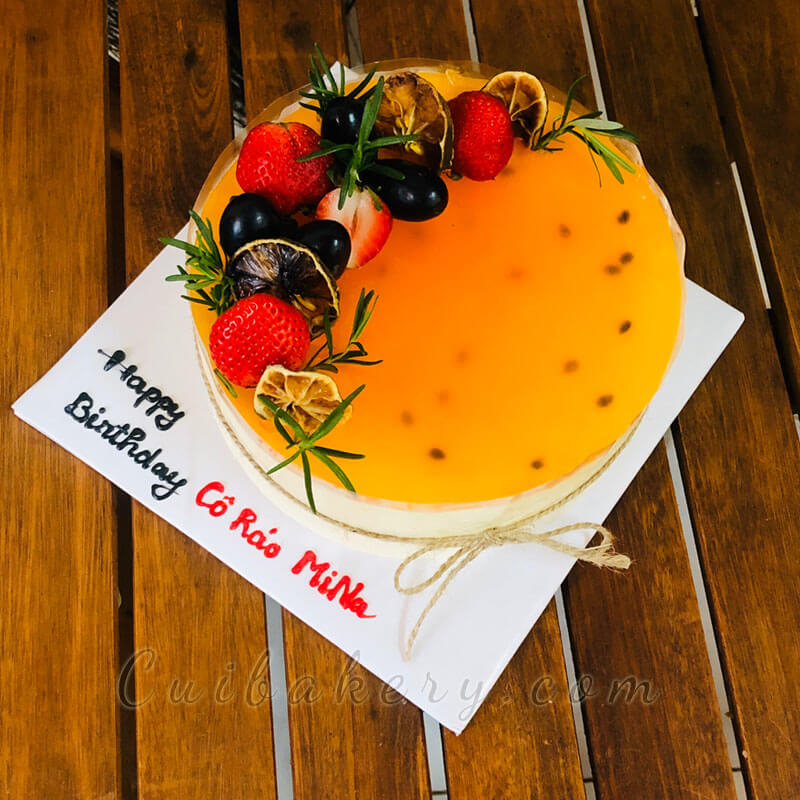 Mẫu Bánh Mousse Chanh Dây - MCD020