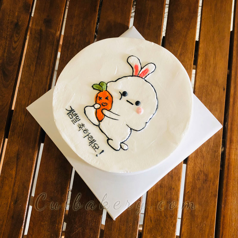 Mẫu Bánh Vẽ Hình - MVH060