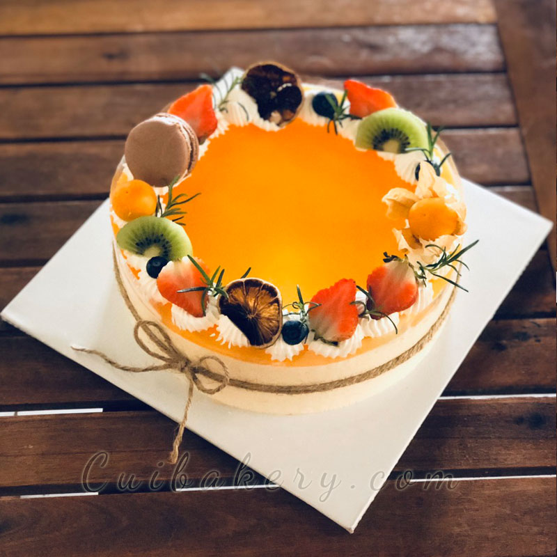 Mẫu Bánh Mousse Chanh Dây - MCD022