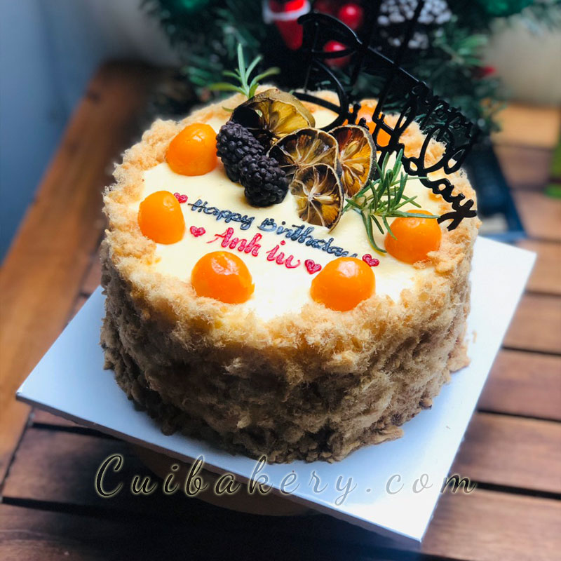 Mẫu bánh bông lan trứng muối - MTM018