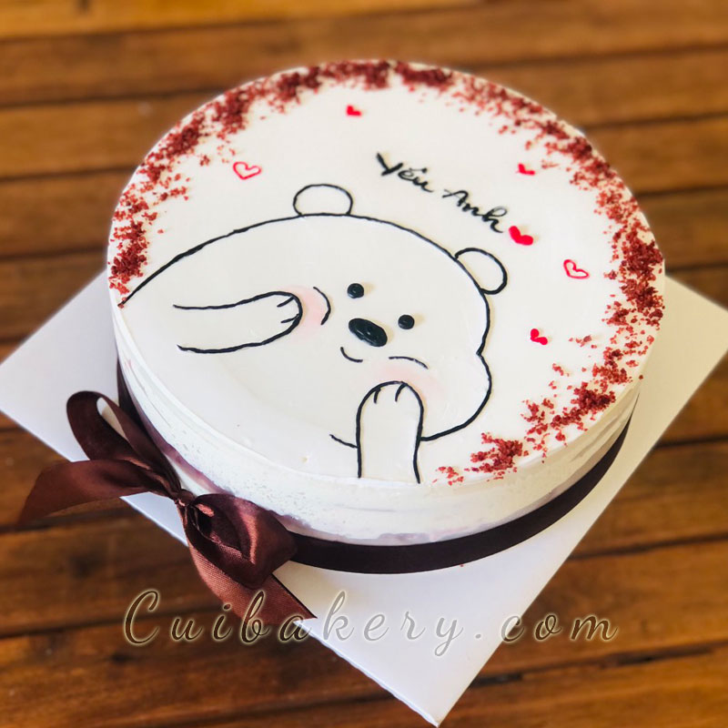 Mẫu Bánh Red Velvet - MRV014