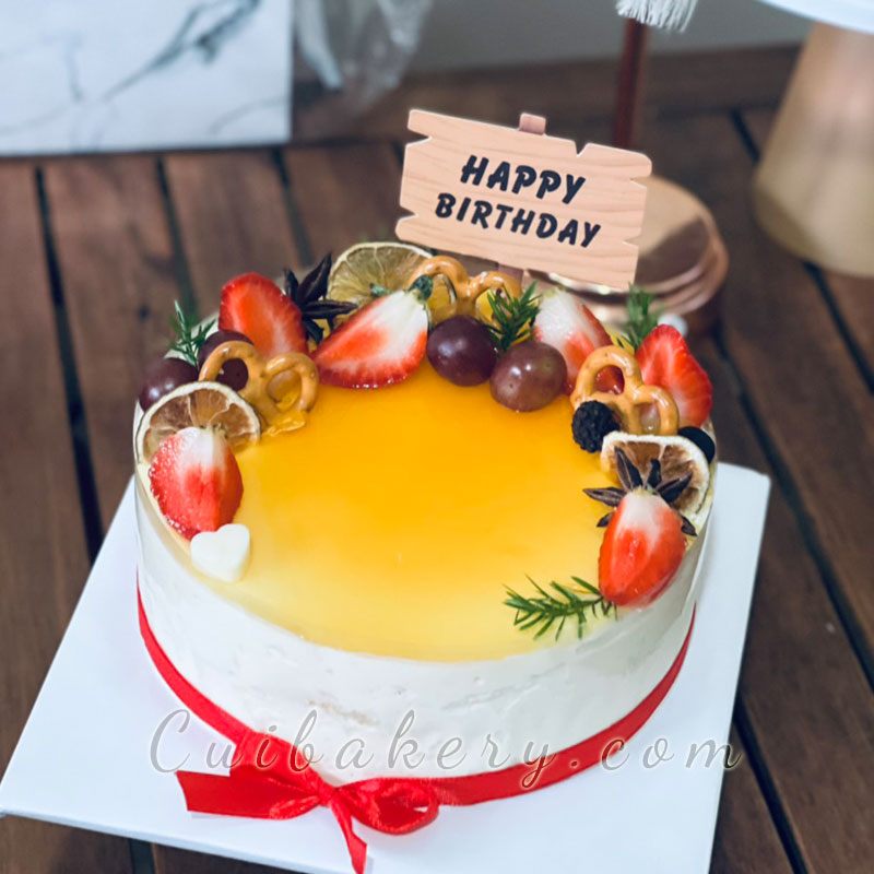 Mẫu Bánh Mousse Chanh Dây - MCD030