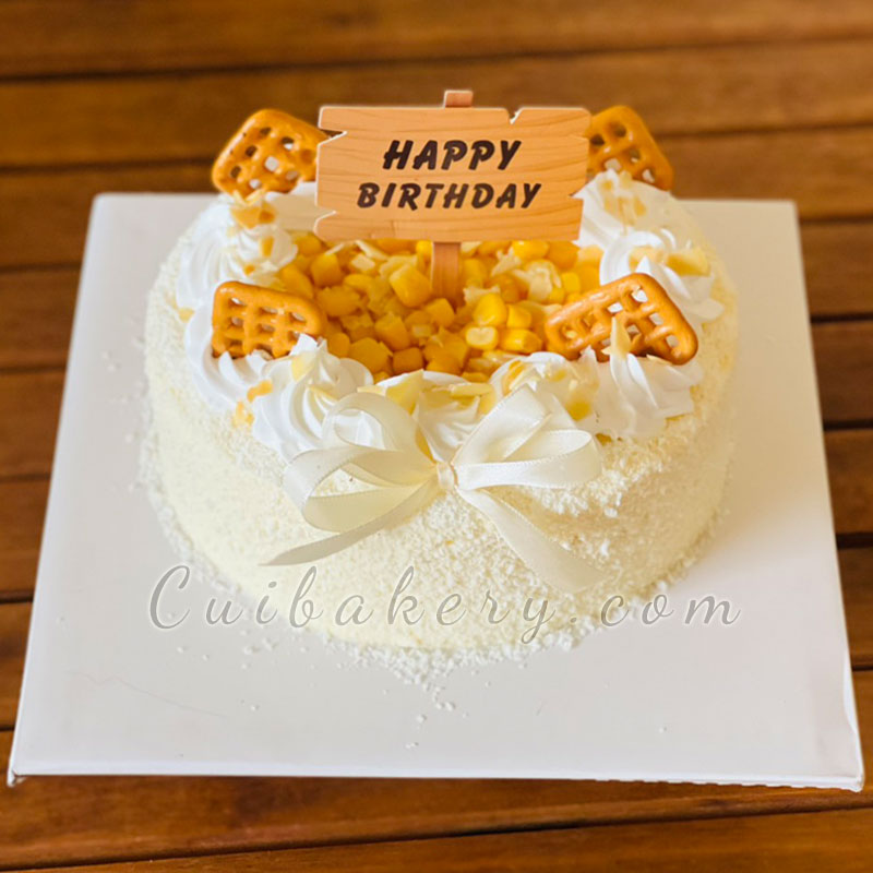 Mẫu Bánh Kem Bắp - MKB023
