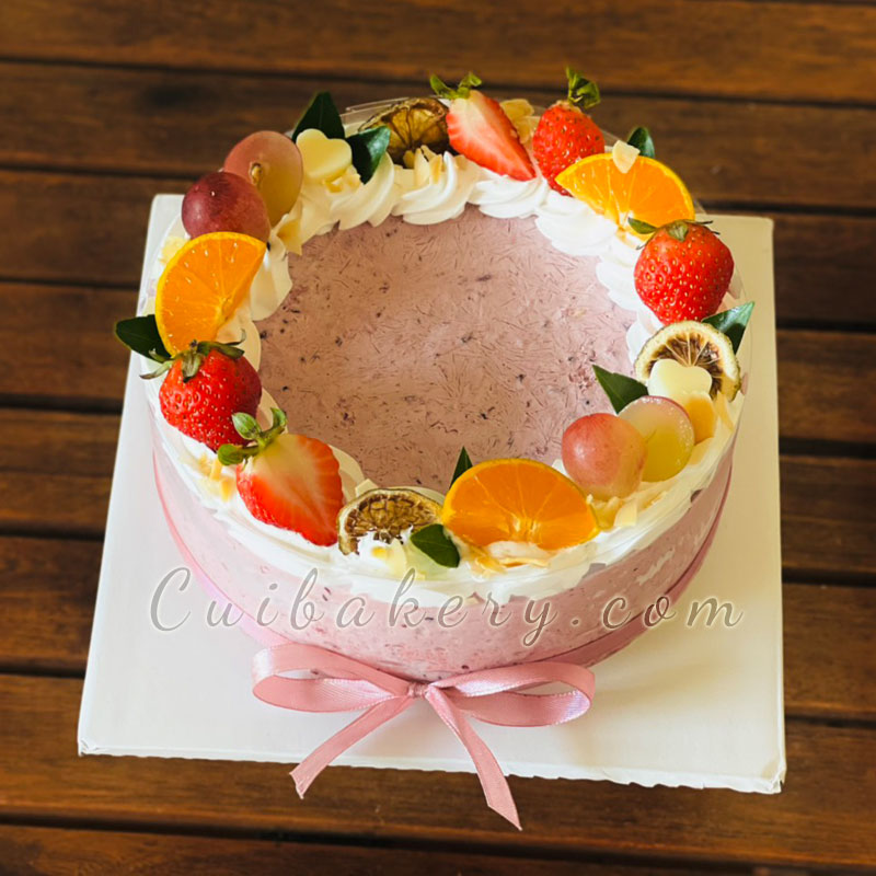 Mẫu Bánh Mousse Dâu Tăm - MDT003