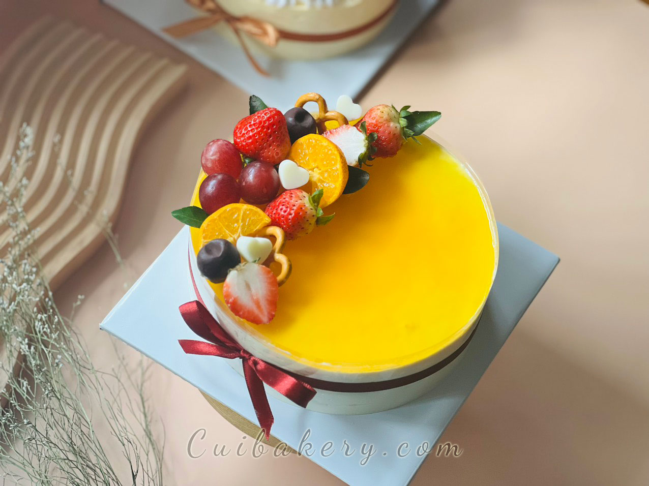 Mẫu Bánh Mousse Chanh Dây - MCD033