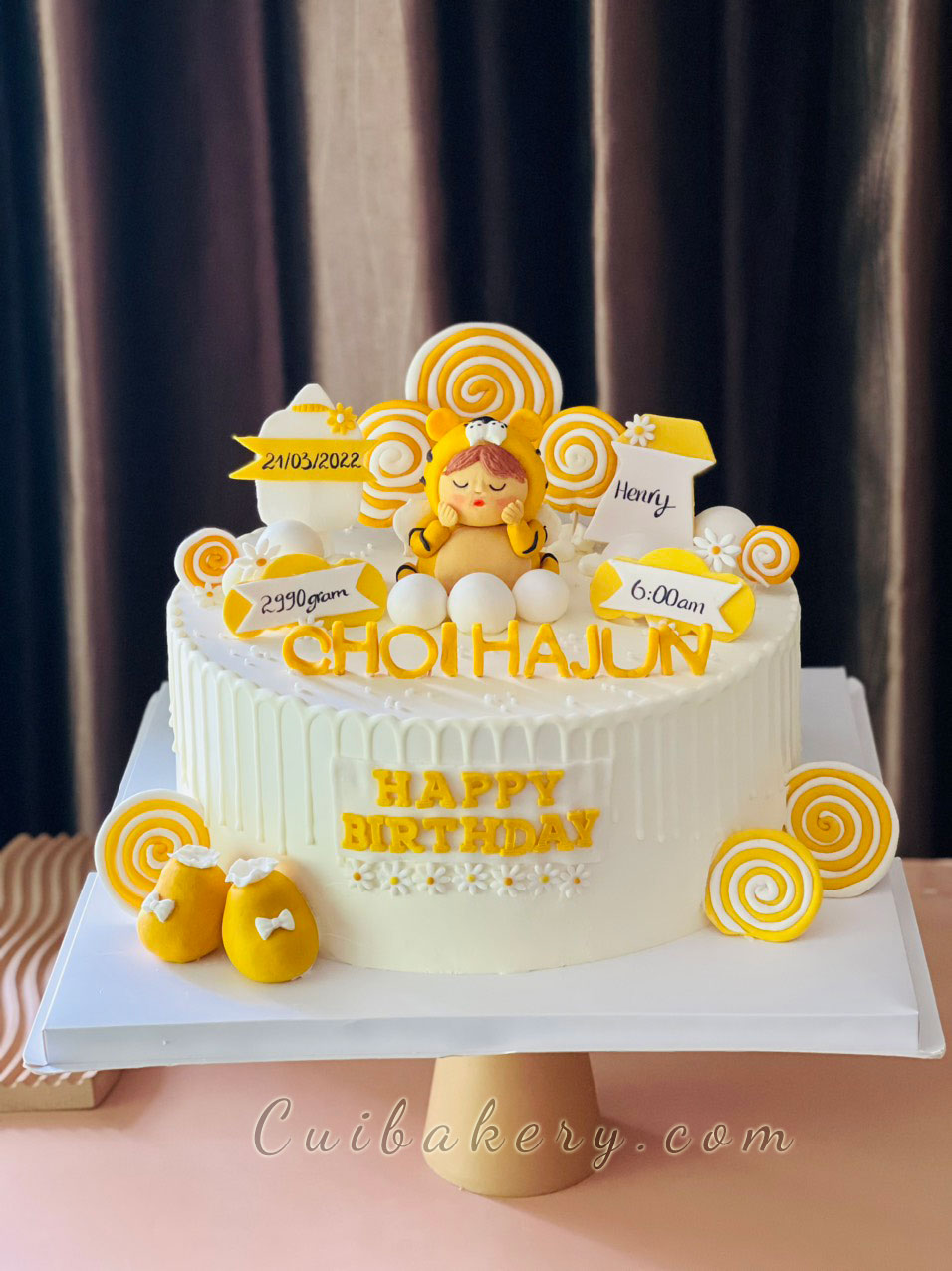 Mẫu Bánh Fondant  - MFT015