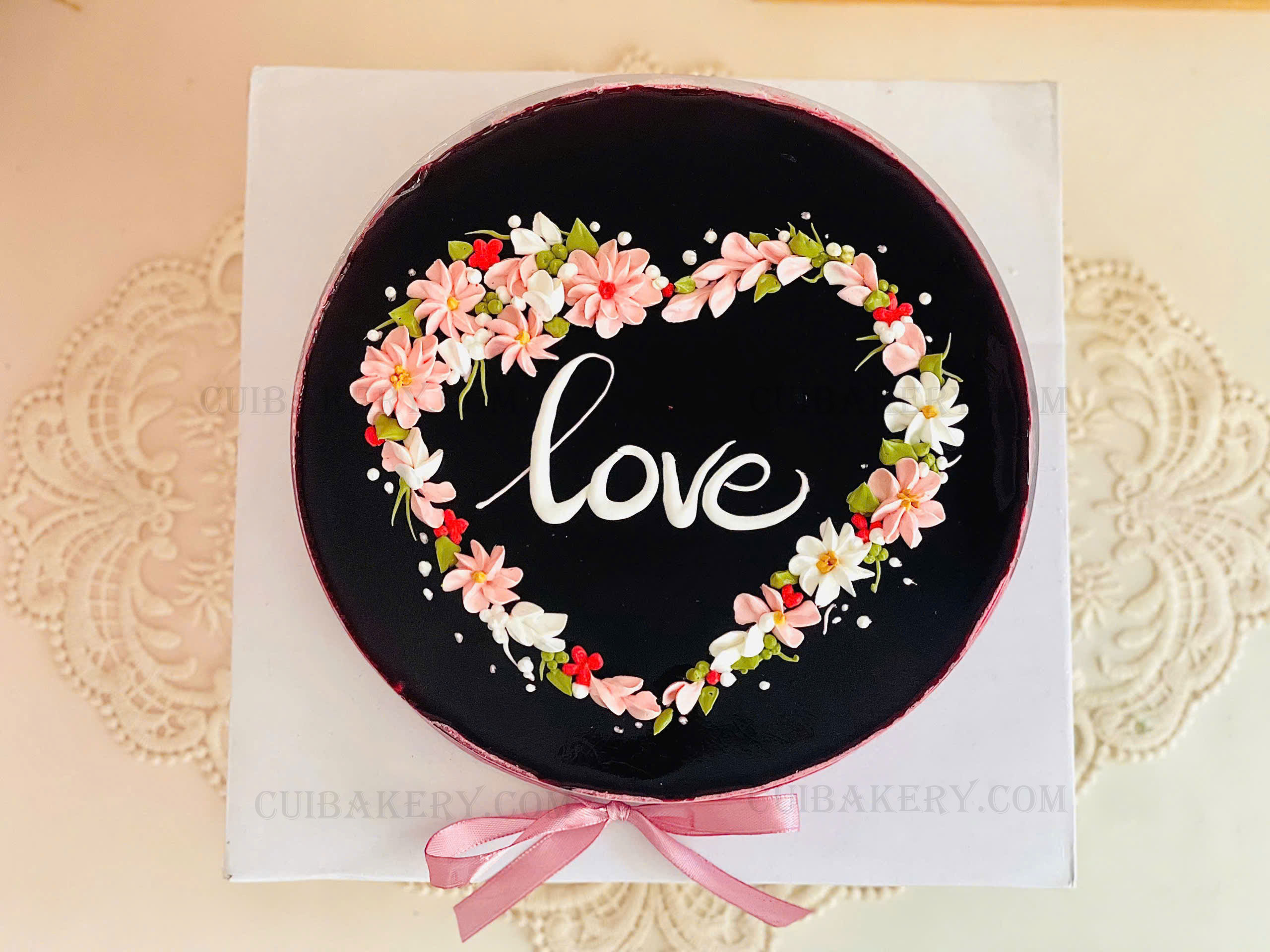 Mẫu Bánh Mousse Dâu Tăm - MDT009